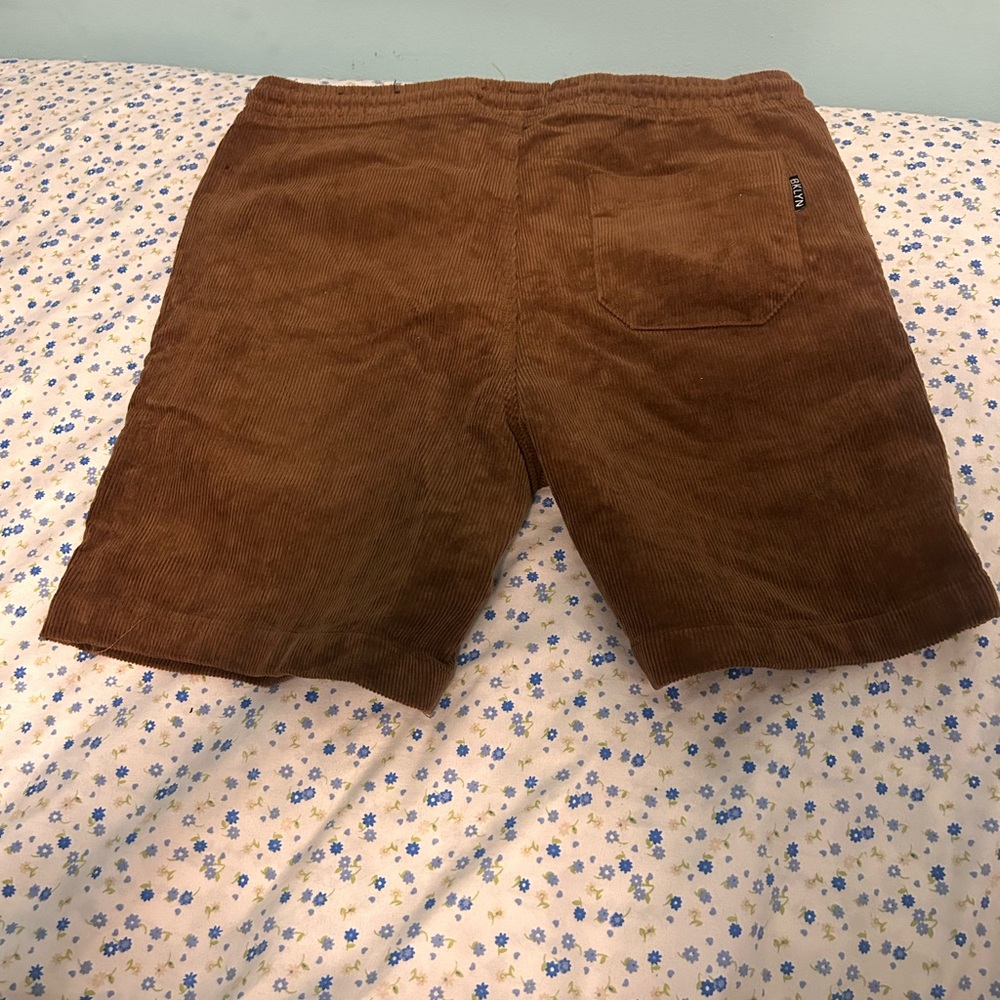 Brown Corduroy Shorts